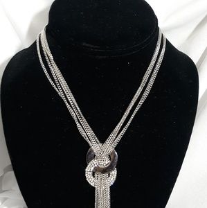 Silver Tassel Necklace